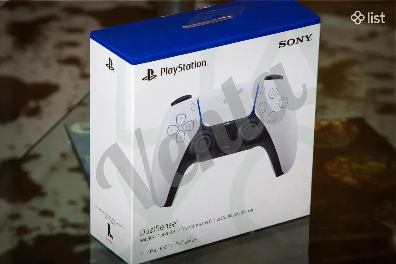 Dualsense ջոստիկ PlayStation 5-ի համար սպիտակ օրիգինալ