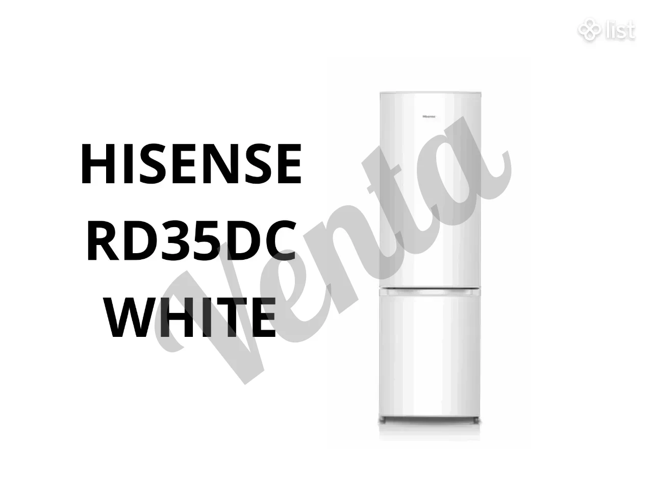 Սառնարան HISENSE RD35DC-WHITE Ապառիկ վաճառք 3 տարի երաշխիք